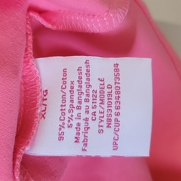 Women's pink button-down shirt top size XL - Picture 5 of 5